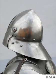 Photos Medieval Knight in plate armor 20 head helmet knight…